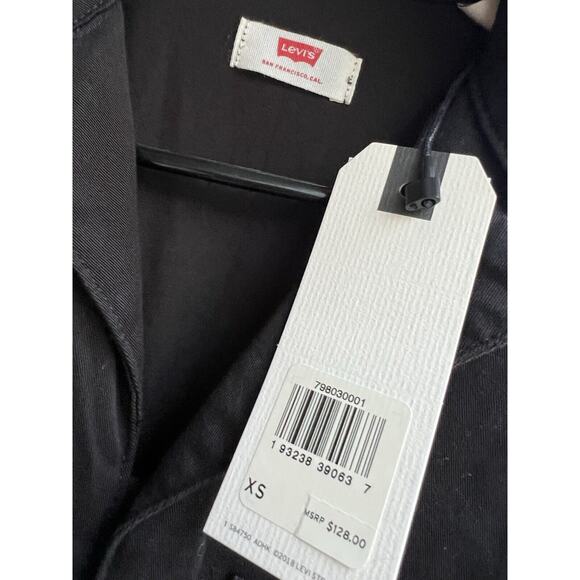Levi’s Coveralls Women XS Black Jumpsuit NWT - Picture 2 of 16